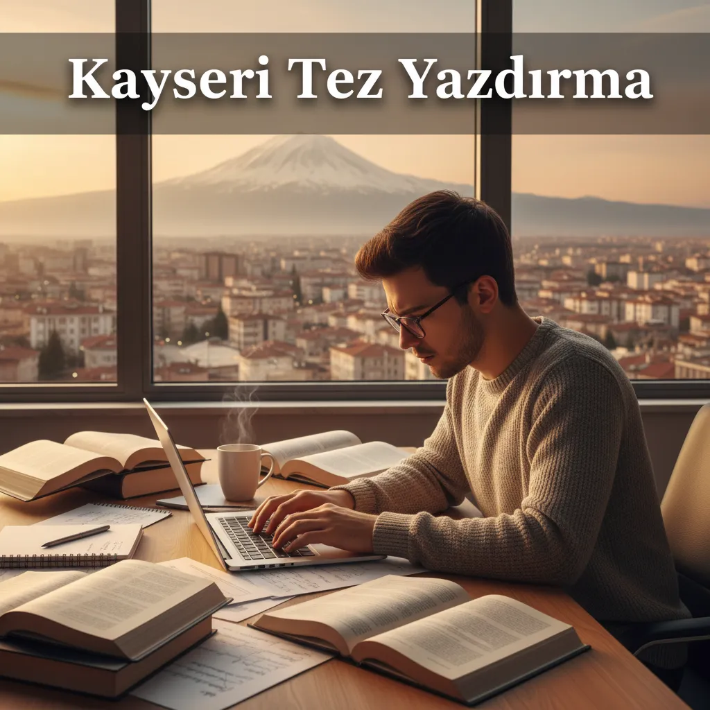Kayseri'de tez yazdırma danışmanlığı - öğrenci çalışma ortamı