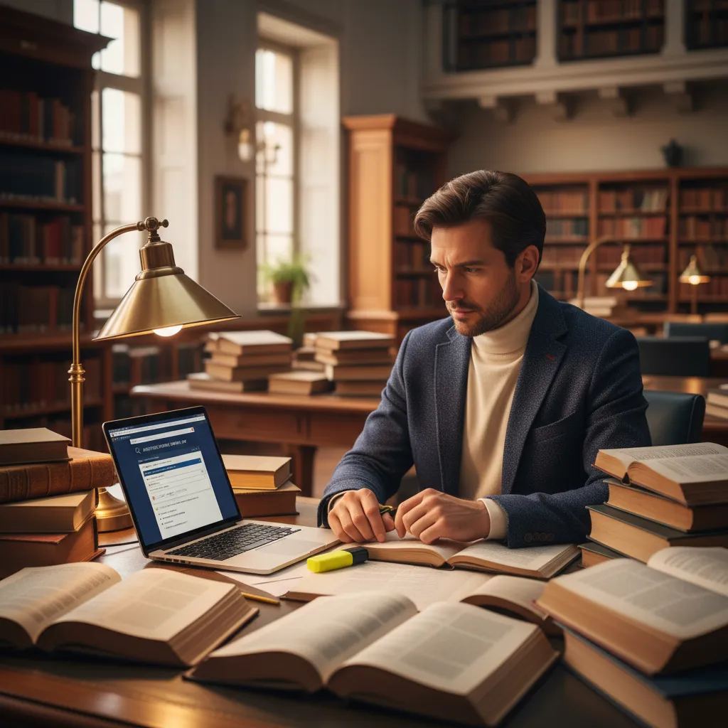 Akademik literatür taraması ve veritabanı araştırması