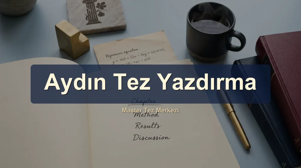 Aydın tez yazdırma hizmeti, Adnan Menderes Üniversitesi öğrencilerine akademik danışmanlık