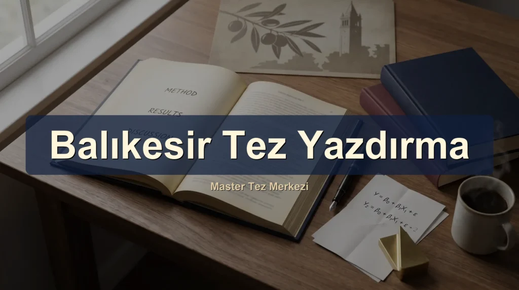 Balıkesir tez yazdırma hizmeti, Balıkesir Üniversitesi ve Bandırma Onyedi Eylül Üniversitesi öğrencilerine akademik danışmanlık